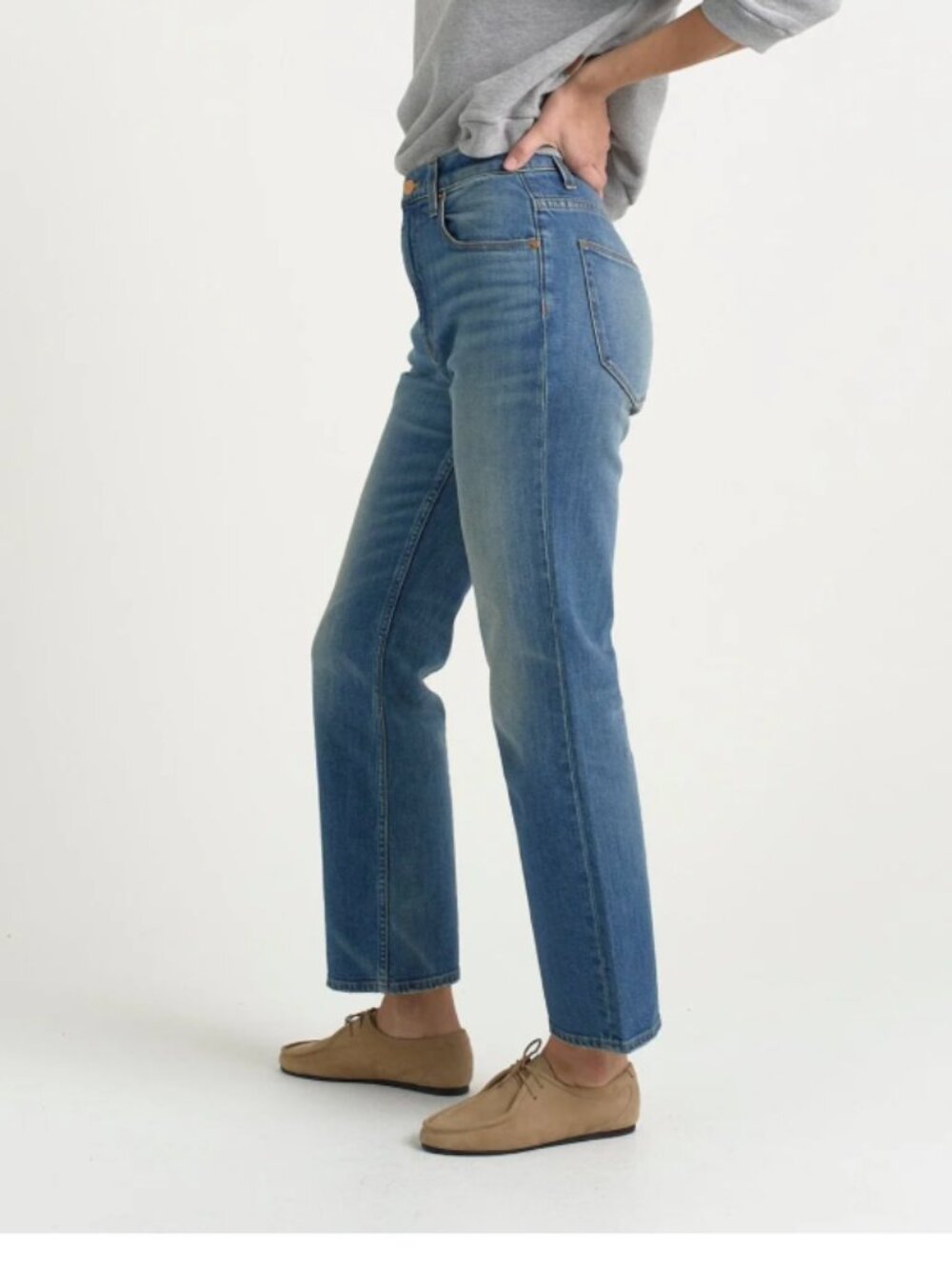 NWOT Jamie Haller The Kenickie in Distressed Indigo (size 26) - Picture 3 of 6